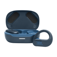 JBL Endurance Peak 3 - Blue - Dust and water proof True Wireless active earbuds - Hero